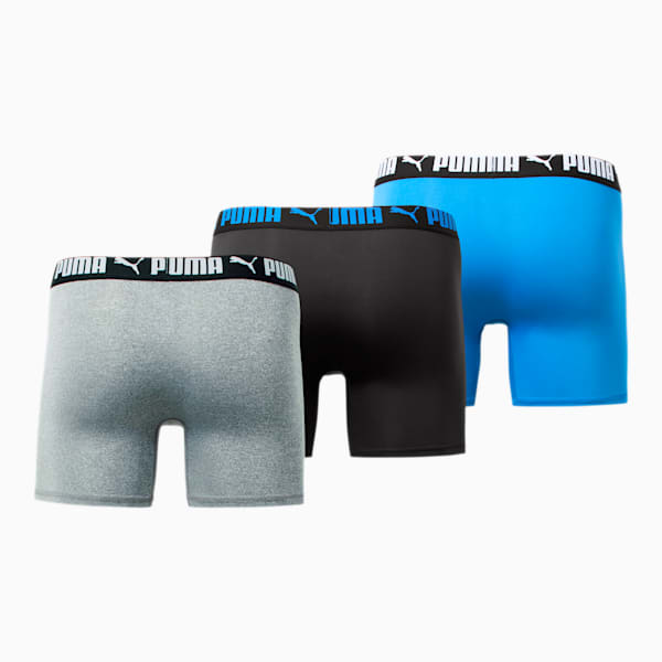 Men's Athletic Fit Boxers [3 Pack], BLUE / GREY, extralarge